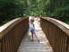 Amelia on the bridge - 2007